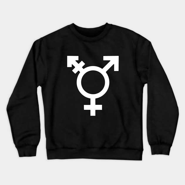 Gender Neutral Sign Crewneck Sweatshirt by DiegoCarvalho